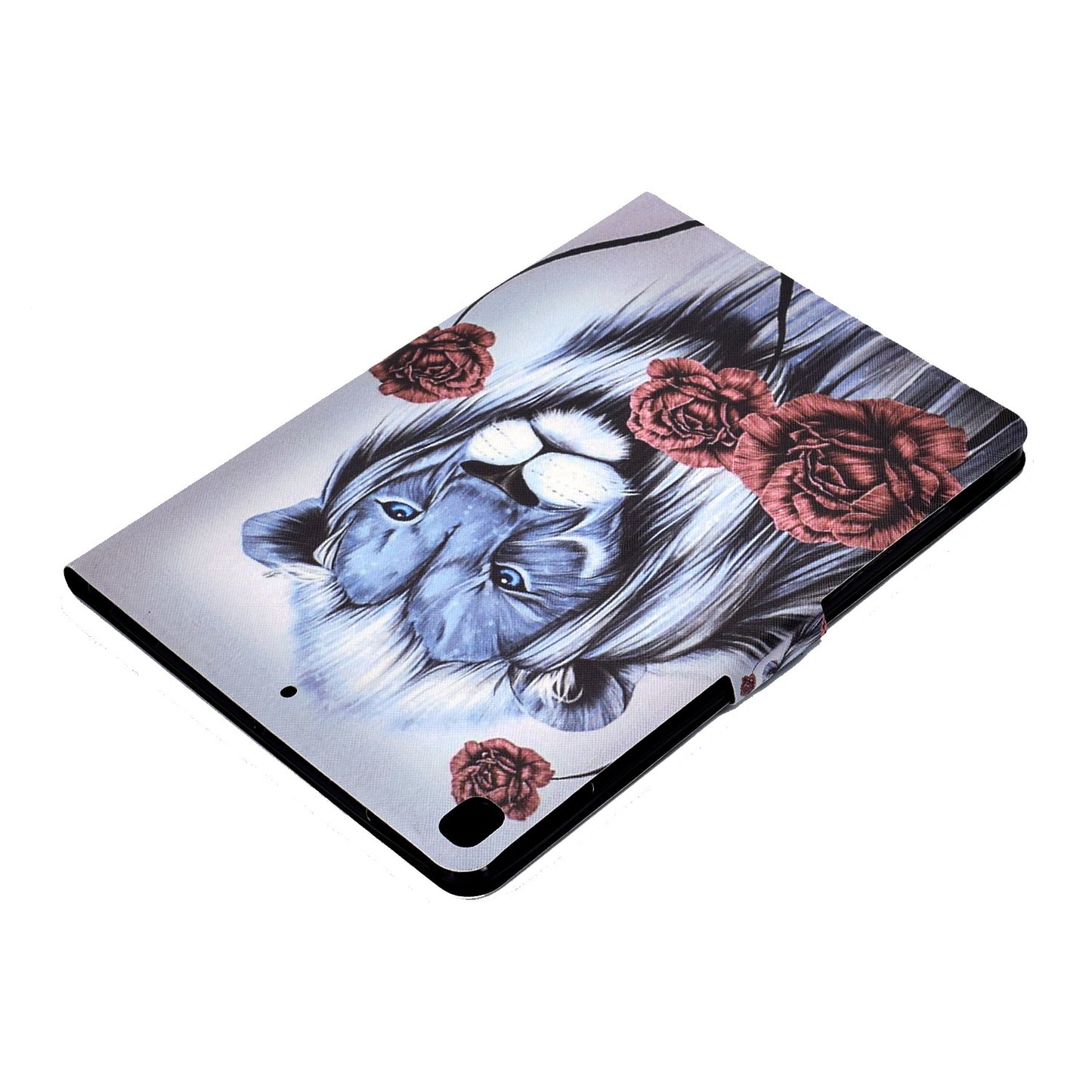 For iPad 10.2 (2020) / (2019) / iPad Air 10.5 inch (2019) Card Slots Stand Leather Case Stylish Pattern Printing Shockproof Magnetic Anti-fall Tablet Cover