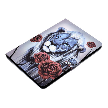 For iPad 10.2 (2020) / (2019) / iPad Air 10.5 inch (2019) Card Slots Stand Leather Case Stylish Pattern Printing Shockproof Magnetic Anti-fall Tablet Cover