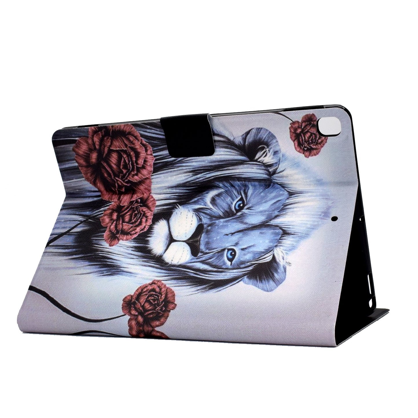 For iPad 10.2 (2020) / (2019) / iPad Air 10.5 inch (2019) Card Slots Stand Leather Case Stylish Pattern Printing Shockproof Magnetic Anti-fall Tablet Cover
