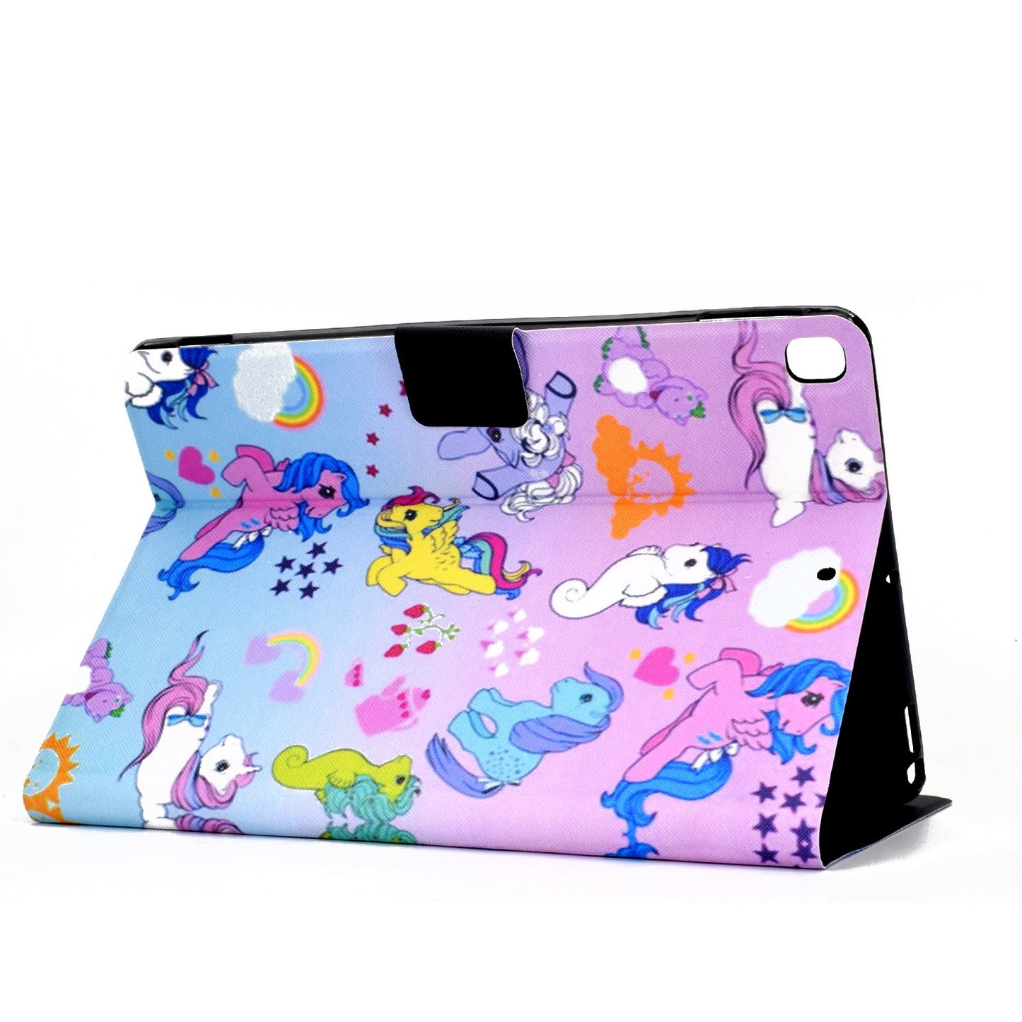 For iPad 10.2 (2020) / (2019) / iPad Air 10.5 inch (2019) Card Slots Stand Leather Case Stylish Pattern Printing Shockproof Magnetic Anti-fall Tablet Cover