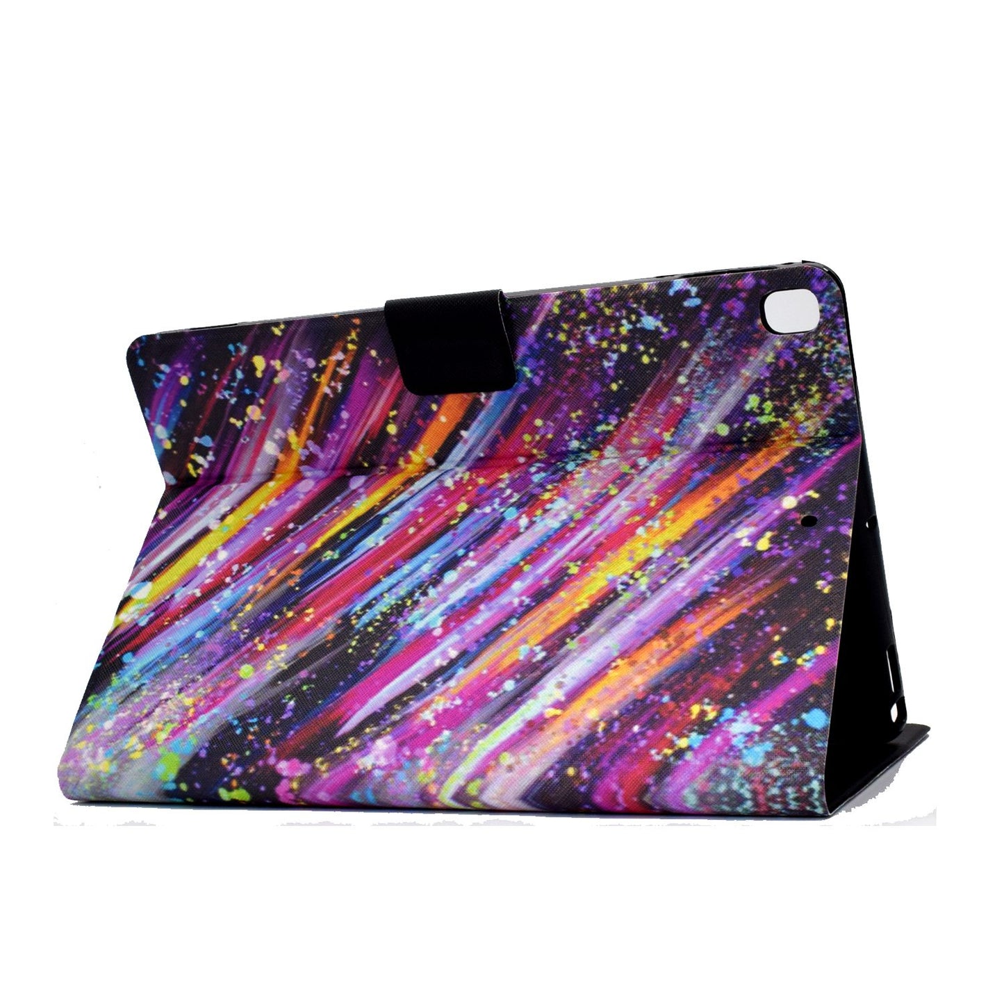 For iPad 10.2 (2020) / (2019) / iPad Air 10.5 inch (2019) Card Slots Stand Leather Case Stylish Pattern Printing Shockproof Magnetic Anti-fall Tablet Cover