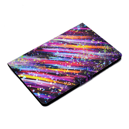 For iPad 10.2 (2020) / (2019) / iPad Air 10.5 inch (2019) Card Slots Stand Leather Case Stylish Pattern Printing Shockproof Magnetic Anti-fall Tablet Cover