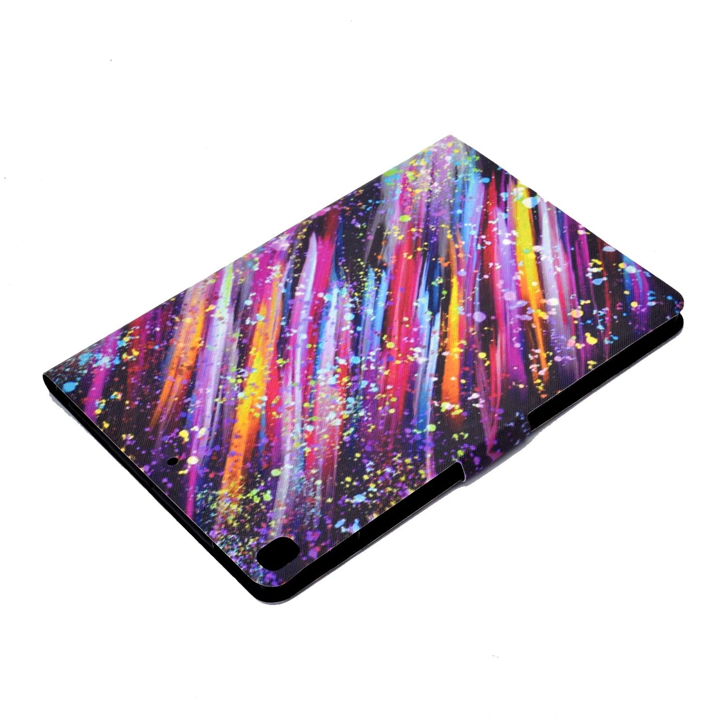 For iPad 10.2 (2020) / (2019) / iPad Air 10.5 inch (2019) Card Slots Stand Leather Case Stylish Pattern Printing Shockproof Magnetic Anti-fall Tablet Cover