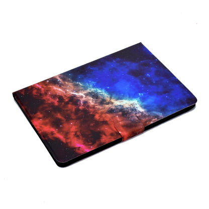 For iPad 10.2 (2020) / (2019) / iPad Air 10.5 inch (2019) Card Slots Stand Leather Case Stylish Pattern Printing Shockproof Magnetic Anti-fall Tablet Cover