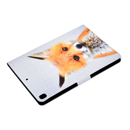 For iPad 10.2 (2020) / (2019) / iPad Air 10.5 inch (2019) Card Slots Stand Leather Case Stylish Pattern Printing Shockproof Magnetic Anti-fall Tablet Cover