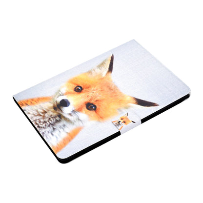 For iPad 10.2 (2020) / (2019) / iPad Air 10.5 inch (2019) Card Slots Stand Leather Case Stylish Pattern Printing Shockproof Magnetic Anti-fall Tablet Cover