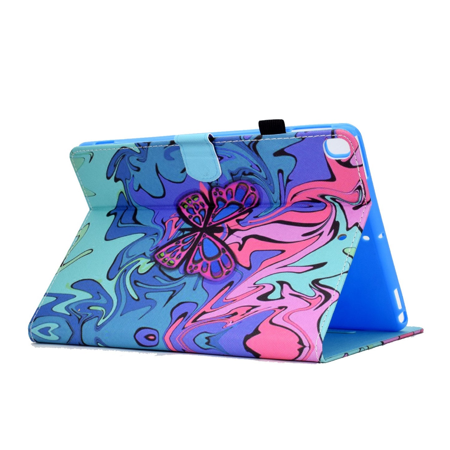 For iPad 10.2 (2020) / (2019) / iPad Air 10.5 inch (2019) Stand Leather Shockproof Case Pattern Printing Card Slots Magnetic Closure Tablet Cover