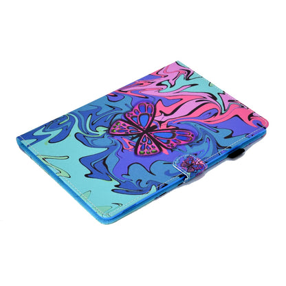 For iPad 10.2 (2020) / (2019) / iPad Air 10.5 inch (2019) Stand Leather Shockproof Case Pattern Printing Card Slots Magnetic Closure Tablet Cover