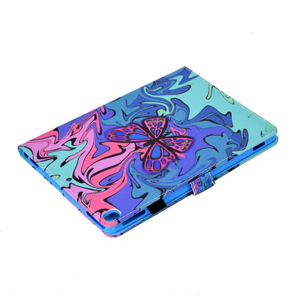 For iPad 10.2 (2020) / (2019) / iPad Air 10.5 inch (2019) Stand Leather Shockproof Case Pattern Printing Card Slots Magnetic Closure Tablet Cover