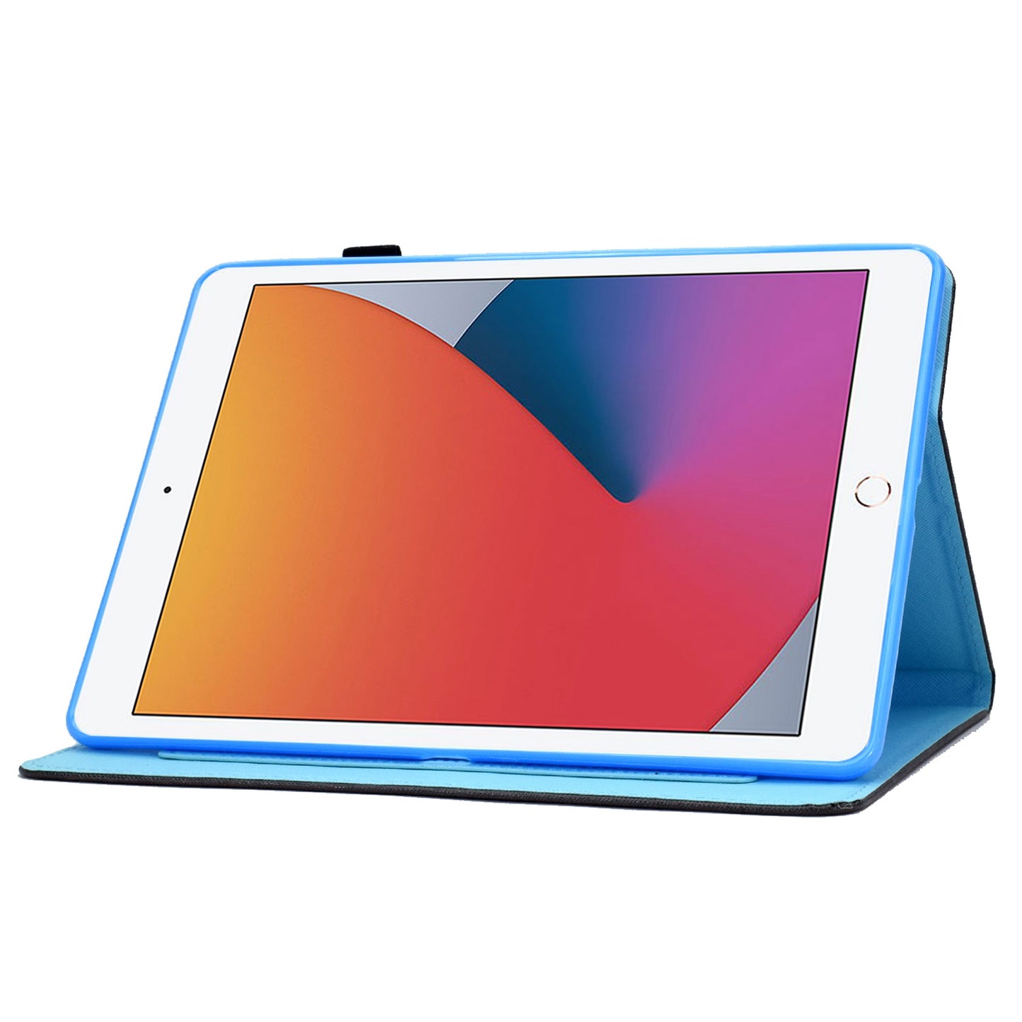 For iPad 10.2 (2020) / (2019) / iPad Air 10.5 inch (2019) Stand Leather Shockproof Case Pattern Printing Card Slots Magnetic Closure Tablet Cover