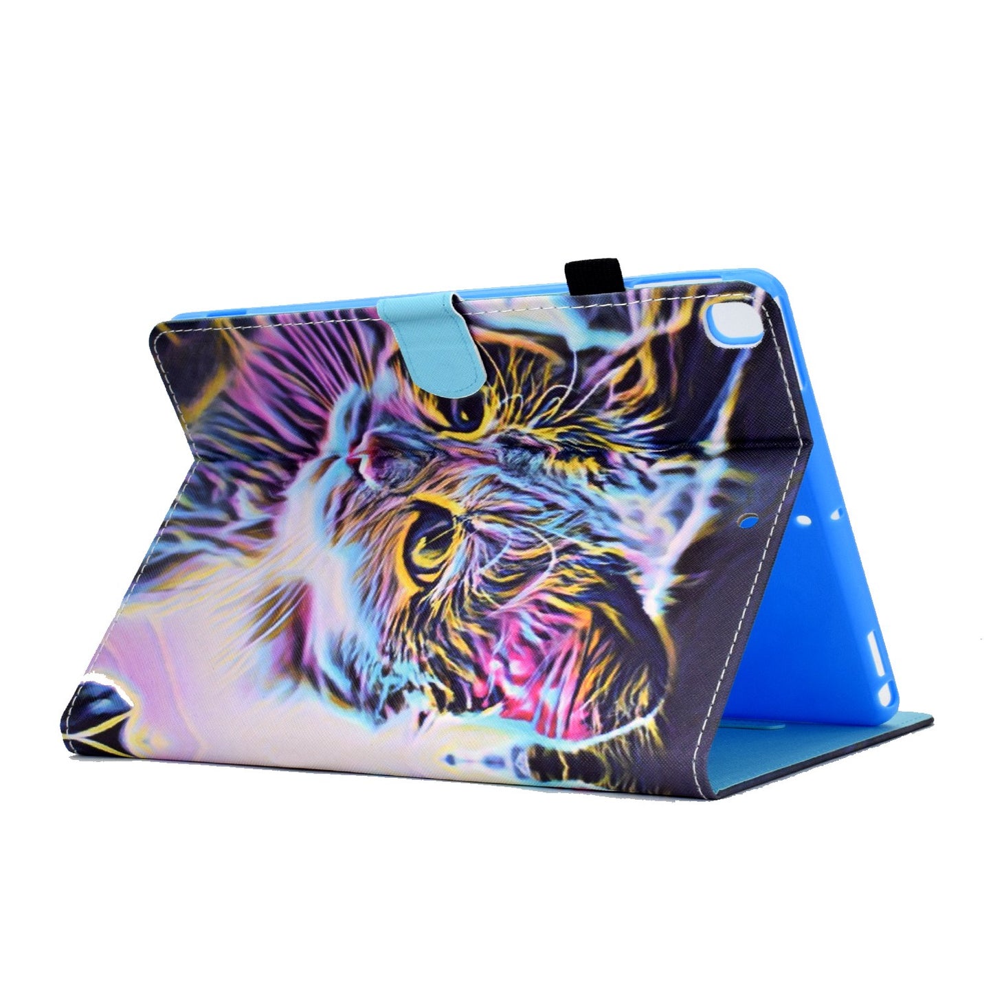 For iPad 10.2 (2020) / (2019) / iPad Air 10.5 inch (2019) Stand Leather Shockproof Case Pattern Printing Card Slots Magnetic Closure Tablet Cover
