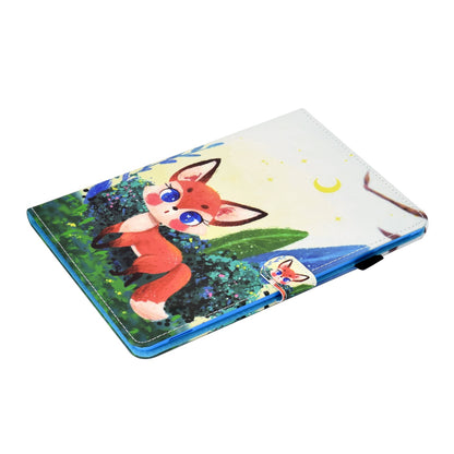 For iPad 10.2 (2020) / (2019) / iPad Air 10.5 inch (2019) Stand Leather Shockproof Case Pattern Printing Card Slots Magnetic Closure Tablet Cover