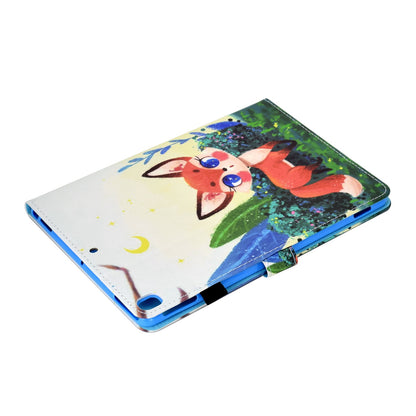 For iPad 10.2 (2020) / (2019) / iPad Air 10.5 inch (2019) Stand Leather Shockproof Case Pattern Printing Card Slots Magnetic Closure Tablet Cover