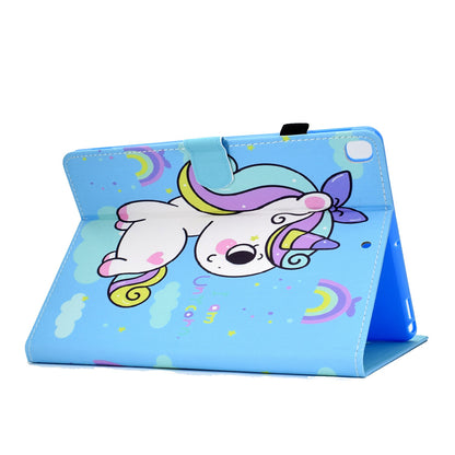 For iPad 10.2 (2020) / (2019) / iPad Air 10.5 inch (2019) Stand Leather Shockproof Case Pattern Printing Card Slots Magnetic Closure Tablet Cover