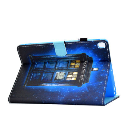 For iPad 10.2 (2020) / (2019) / iPad Air 10.5 inch (2019) Stand Leather Shockproof Case Pattern Printing Card Slots Magnetic Closure Tablet Cover