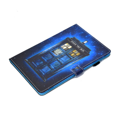 For iPad 10.2 (2020) / (2019) / iPad Air 10.5 inch (2019) Stand Leather Shockproof Case Pattern Printing Card Slots Magnetic Closure Tablet Cover