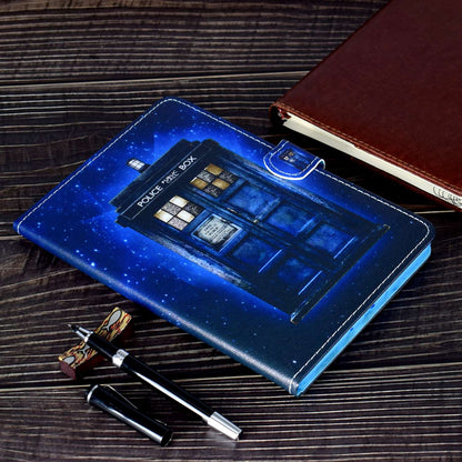 For iPad 10.2 (2020) / (2019) / iPad Air 10.5 inch (2019) Stand Leather Shockproof Case Pattern Printing Card Slots Magnetic Closure Tablet Cover