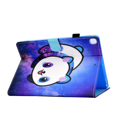 For iPad 10.2 (2020) / (2019) / iPad Air 10.5 inch (2019) Stand Leather Shockproof Case Pattern Printing Card Slots Magnetic Closure Tablet Cover