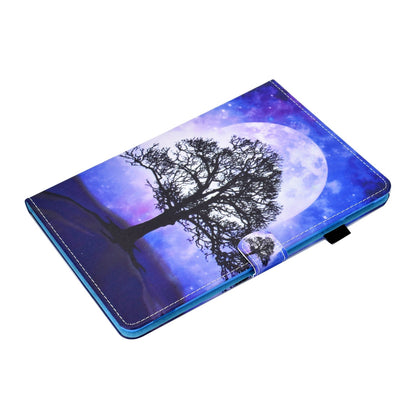 For iPad 10.2 (2020) / (2019) / iPad Air 10.5 inch (2019) Stand Leather Shockproof Case Pattern Printing Card Slots Magnetic Closure Tablet Cover