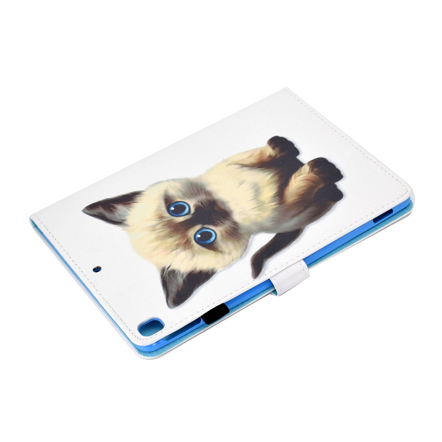 For iPad 10.2 (2020) / (2019) / iPad Air 10.5 inch (2019) Stand Leather Shockproof Case Pattern Printing Card Slots Magnetic Closure Tablet Cover
