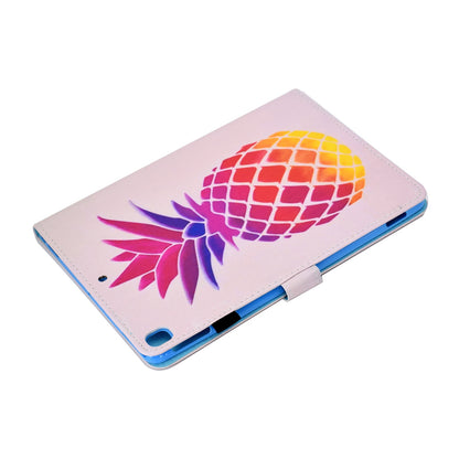 For iPad 10.2 (2020) / (2019) / iPad Air 10.5 inch (2019) Stand Leather Shockproof Case Pattern Printing Card Slots Magnetic Closure Tablet Cover