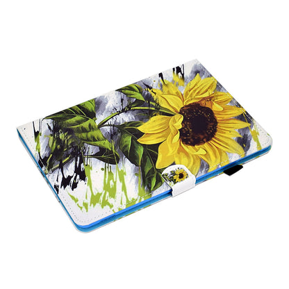 For iPad 10.2 (2020) / (2019) / iPad Air 10.5 inch (2019) Stand Leather Shockproof Case Pattern Printing Card Slots Magnetic Closure Tablet Cover