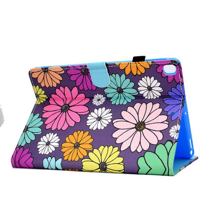For iPad 10.2 (2020) / (2019) / iPad Air 10.5 inch (2019) Stand Leather Shockproof Case Pattern Printing Card Slots Magnetic Closure Tablet Cover