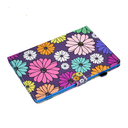 For iPad 10.2 (2020) / (2019) / iPad Air 10.5 inch (2019) Stand Leather Shockproof Case Pattern Printing Card Slots Magnetic Closure Tablet Cover