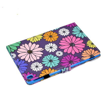 For iPad 10.2 (2020) / (2019) / iPad Air 10.5 inch (2019) Stand Leather Shockproof Case Pattern Printing Card Slots Magnetic Closure Tablet Cover
