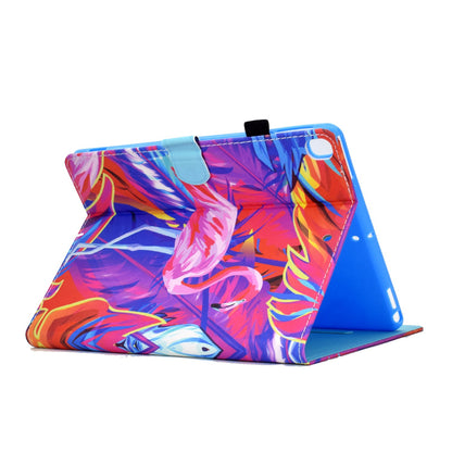 For iPad 10.2 (2020) / (2019) / iPad Air 10.5 inch (2019) Stand Leather Shockproof Case Pattern Printing Card Slots Magnetic Closure Tablet Cover