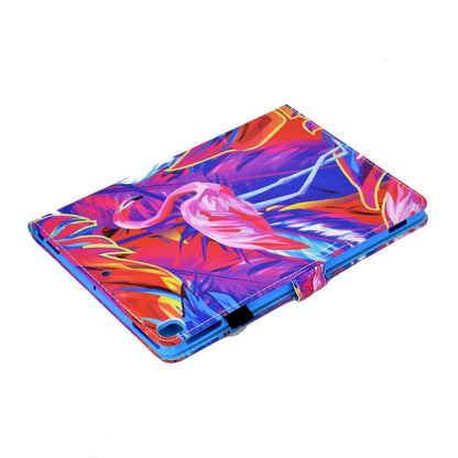 For iPad 10.2 (2020) / (2019) / iPad Air 10.5 inch (2019) Stand Leather Shockproof Case Pattern Printing Card Slots Magnetic Closure Tablet Cover