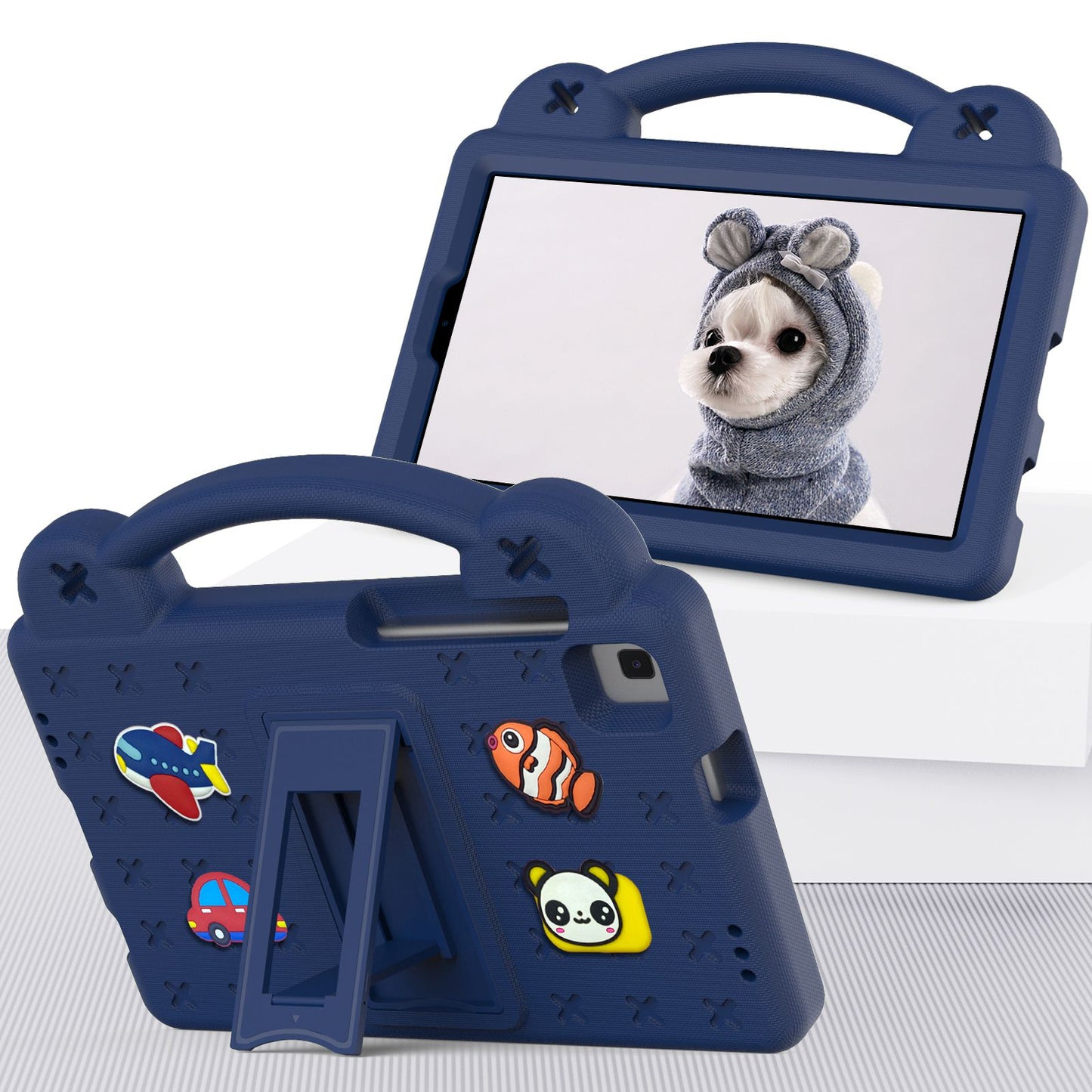 For Huawei MediaPad M3 Lite 8 / M5 8 (8.4-inch) Protective EVA Case Portable Tablet Cover Anti-Scratch Case with Kickstand