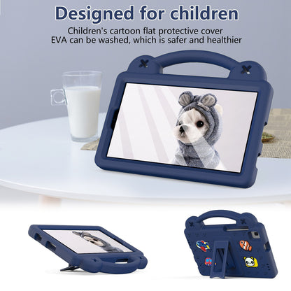 For Samsung Galaxy Tab A7 Lite 8.7-inch / Tab A 8.0 (2019) SM-T290 (Wi-Fi) / SM-T295 (LTE) Anti-fall Protective Case Shockproof EVA Tablet Cover Portable Case with Kickstand