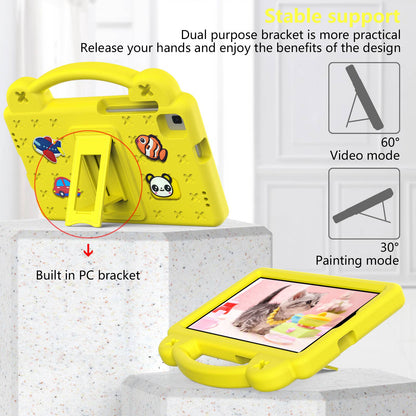 For Samsung Galaxy Tab A7 Lite 8.7-inch / Tab A 8.0 (2019) SM-T290 (Wi-Fi) / SM-T295 (LTE) Anti-fall Protective Case Shockproof EVA Tablet Cover Portable Case with Kickstand