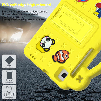 For Samsung Galaxy Tab A7 Lite 8.7-inch / Tab A 8.0 (2019) SM-T290 (Wi-Fi) / SM-T295 (LTE) Anti-fall Protective Case Shockproof EVA Tablet Cover Portable Case with Kickstand