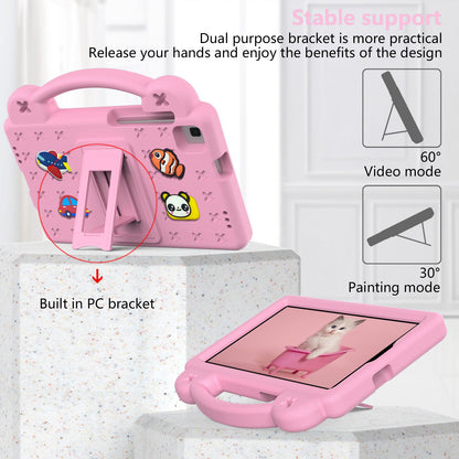 For Samsung Galaxy Tab A7 Lite 8.7-inch / Tab A 8.0 (2019) SM-T290 (Wi-Fi) / SM-T295 (LTE) Anti-fall Protective Case Shockproof EVA Tablet Cover Portable Case with Kickstand
