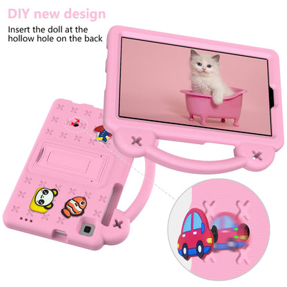 For Samsung Galaxy Tab A7 Lite 8.7-inch / Tab A 8.0 (2019) SM-T290 (Wi-Fi) / SM-T295 (LTE) Anti-fall Protective Case Shockproof EVA Tablet Cover Portable Case with Kickstand