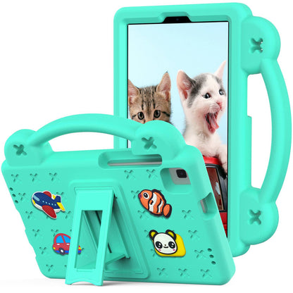 For Samsung Galaxy Tab A7 Lite 8.7-inch / Tab A 8.0 (2019) SM-T290 (Wi-Fi) / SM-T295 (LTE) Anti-fall Protective Case Shockproof EVA Tablet Cover Portable Case with Kickstand