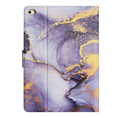 For iPad 9.7-inch (2018) / (2017) / iPad Air (2013) / Air 2 Stand Card Holder Marble Pattern Case PU Leather Tablet Cover with Auto Wake / Sleep