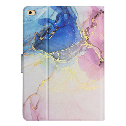 For iPad 9.7-inch (2018) / (2017) / iPad Air (2013) / Air 2 Stand Card Holder Marble Pattern Case PU Leather Tablet Cover with Auto Wake / Sleep