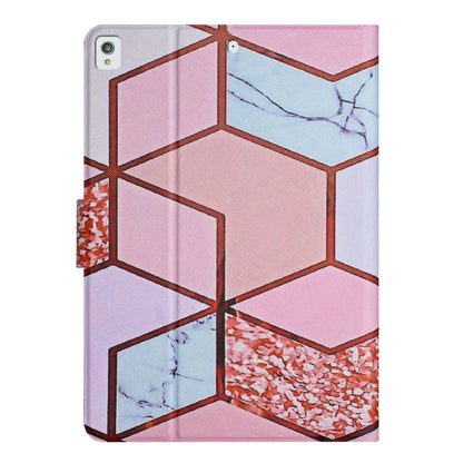 For iPad 10.2 (2021) / (2020) / iPad Air 10.5 inch (2019) Marble Pattern Printing Stand Leather Tablet Case with Card Holder and Auto Wake / Sleep