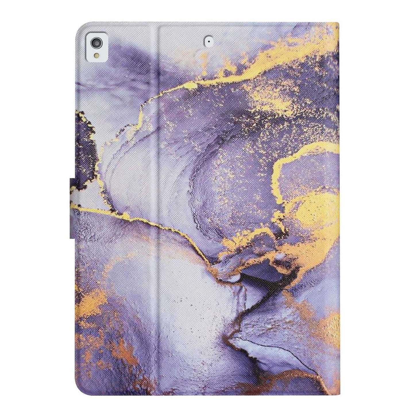 For iPad 10.2 (2021) / (2020) / iPad Air 10.5 inch (2019) Marble Pattern Printing Stand Leather Tablet Case with Card Holder and Auto Wake / Sleep