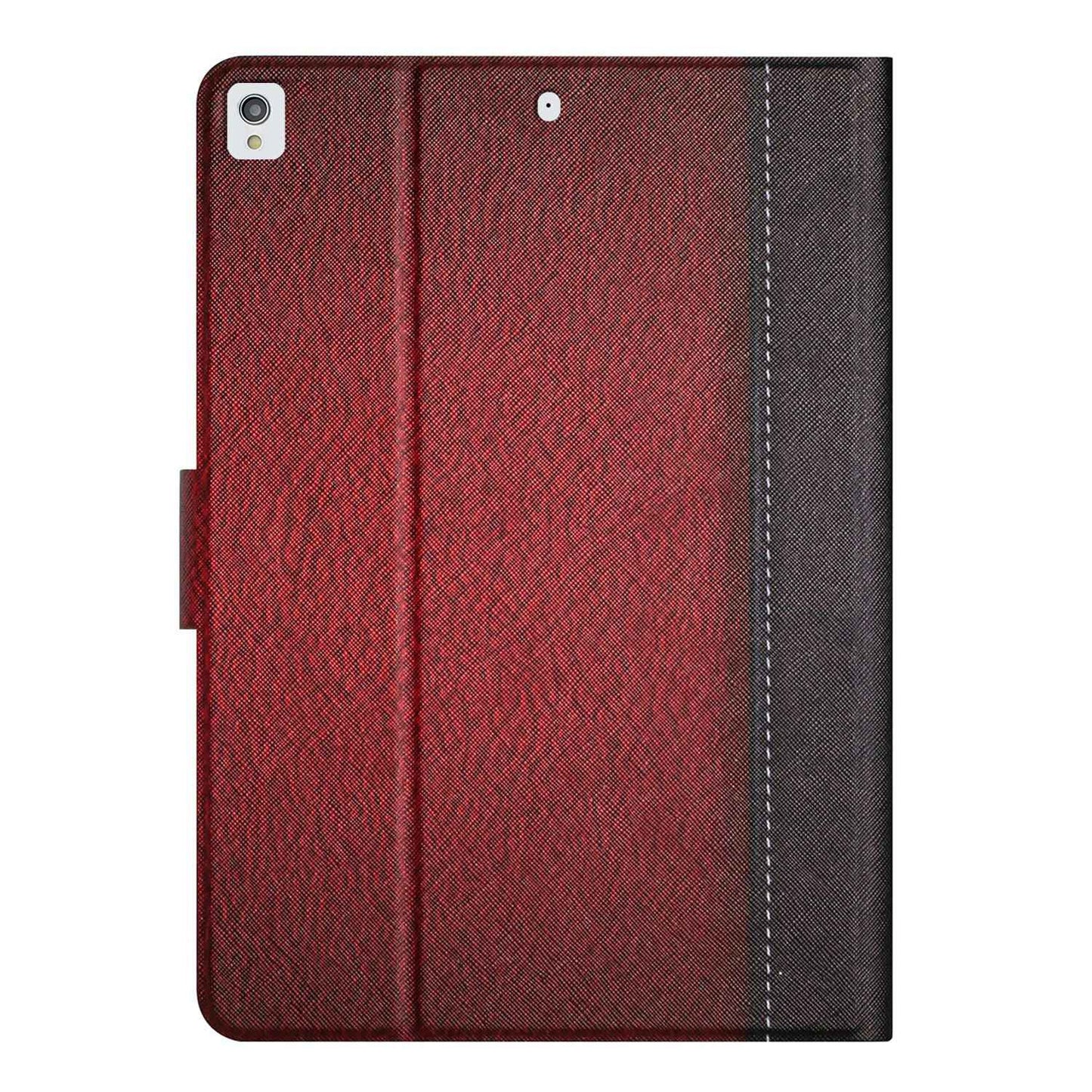 For iPad 10.2 (2021) / (2020) / iPad Air 10.5 inch (2019) Auto Wake / Sleep Tablet Case Bi-color Splicing PU Leather Stand Card Holder Cover