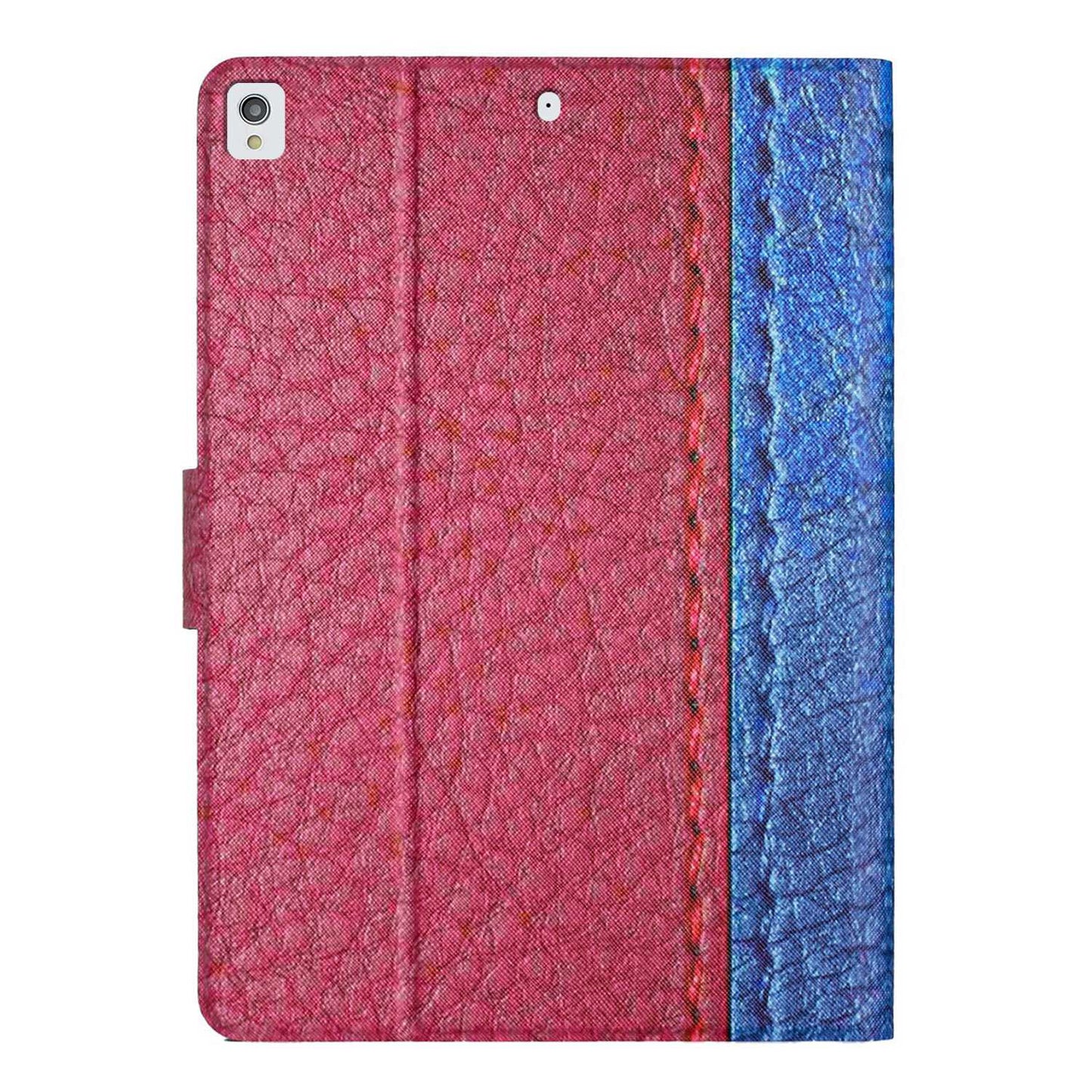 For iPad 10.2 (2021) / (2020) / iPad Air 10.5 inch (2019) Auto Wake / Sleep Tablet Case Bi-color Splicing PU Leather Stand Card Holder Cover