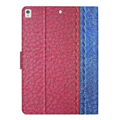 For iPad 10.2 (2021) / (2020) / iPad Air 10.5 inch (2019) Auto Wake / Sleep Tablet Case Bi-color Splicing PU Leather Stand Card Holder Cover