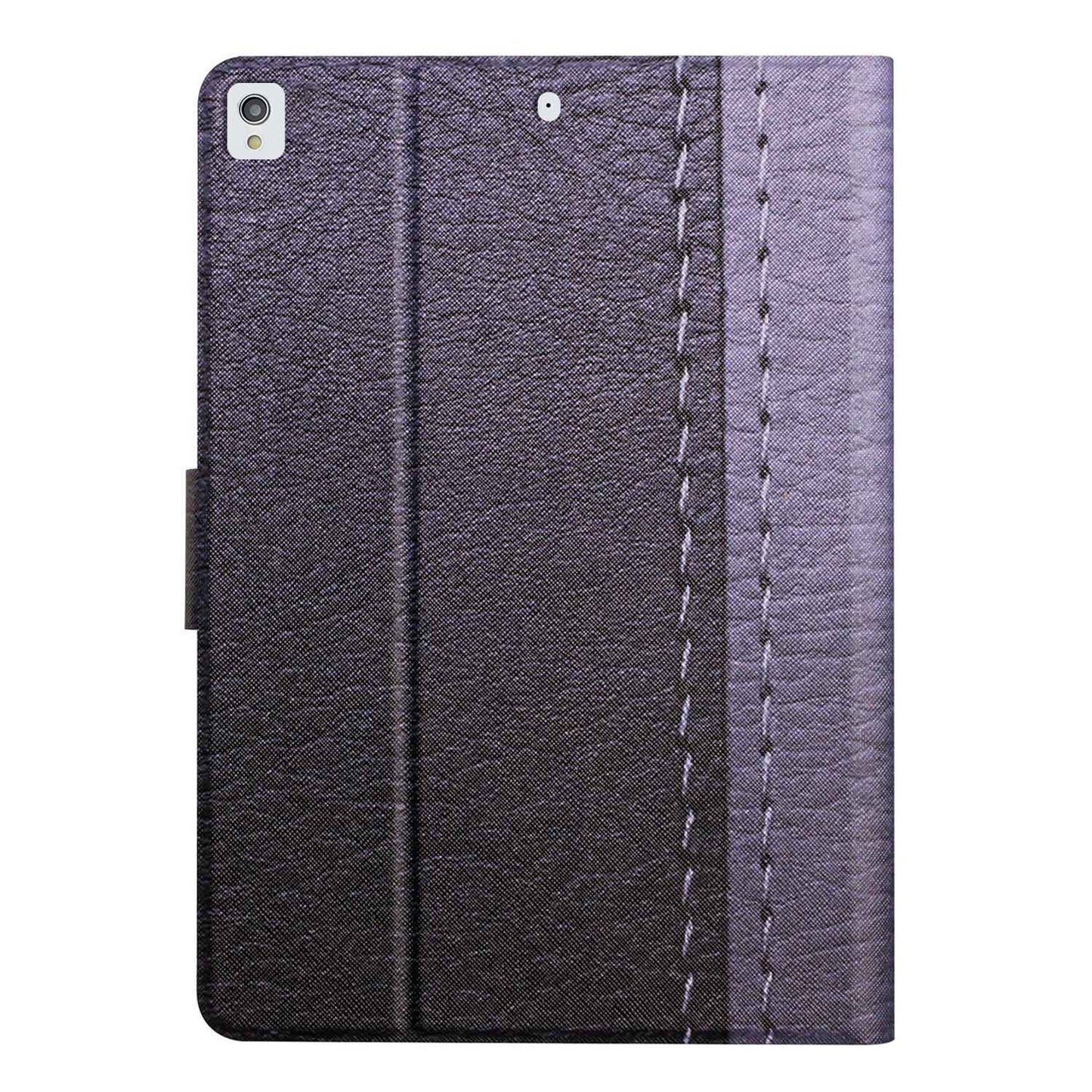 For iPad 10.2 (2021) / (2020) / iPad Air 10.5 inch (2019) Auto Wake / Sleep Tablet Case Bi-color Splicing PU Leather Stand Card Holder Cover