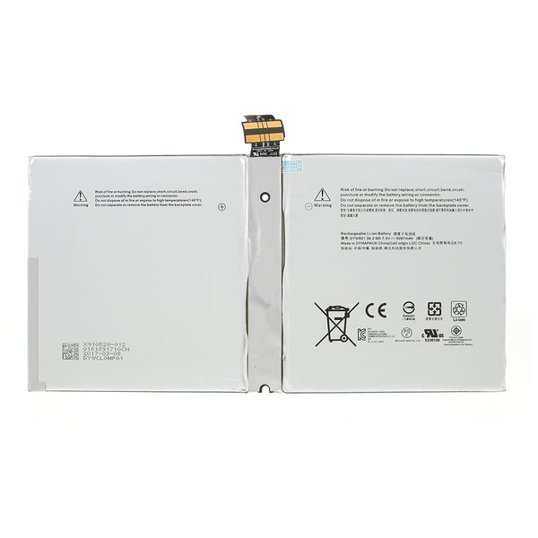 For Microsoft Surface Pro 4 12.3 3.85V 5087mAh Rechargeable Li-ion Polymer Battery Replacement Part (Encode: G3HTA027H) (without Logo)