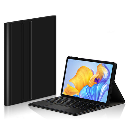 For Honor Pad 8 Anti-Scratch Protective Case with Bluetooth Keyboard Shockproof Genuine Leather Stand Cover