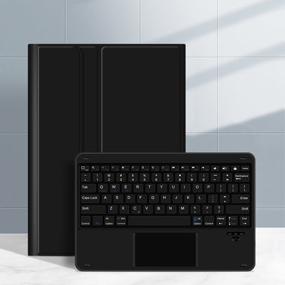 For Honor Pad 8 Anti-Scratch Protective Case with Bluetooth Keyboard Shockproof Genuine Leather Stand Cover