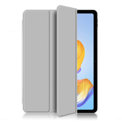 For Honor Pad 8 Protective Cover TPU+PU Leather Anti-Drop Case Shockproof Skin-Touch Tablet Case with Three-fold Stand